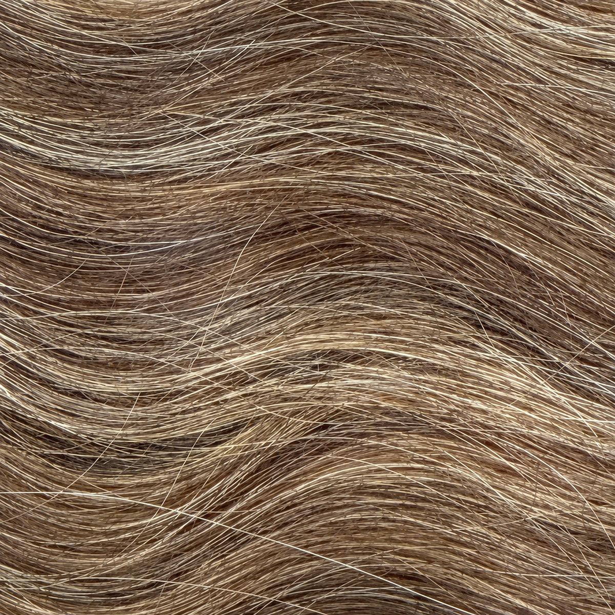 P4/4T27# - Brown and Ash Blonde Blend - K-Tip - Wavy - 70 cm · 100 g