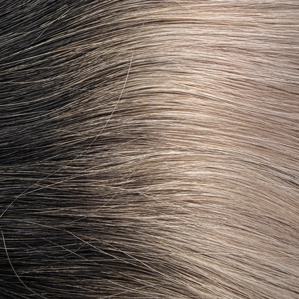 Silver Blonde with Dark Roots Weft - 70cm(W)