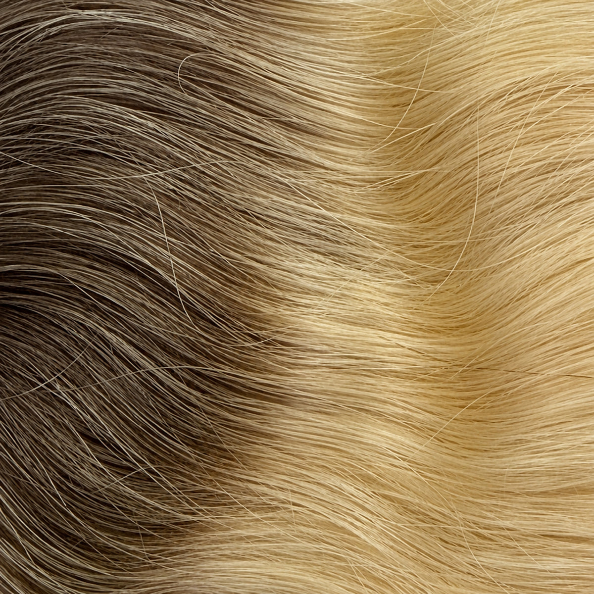 Butter Blonde With Dark Roots K-Tips - 70cm(W)