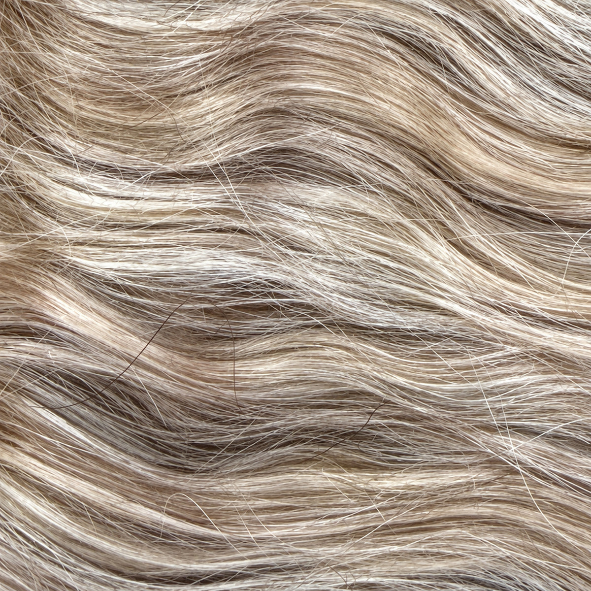 8-1# - Dark Ash Blonde - K-Tip - Wavy - 70 cm · 100 g