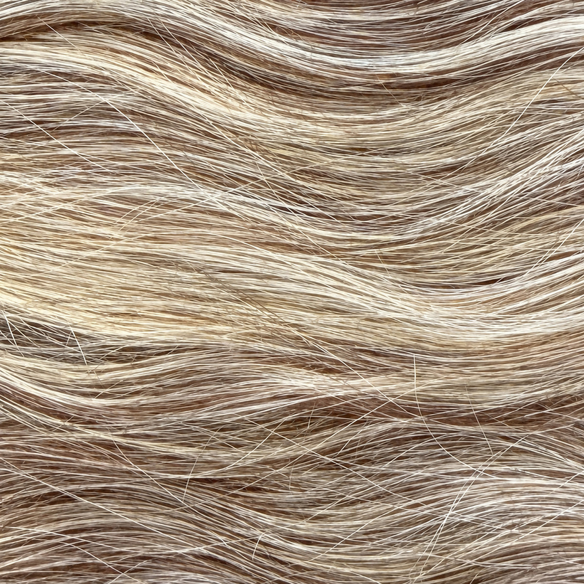 Natural Ash Blonde with Brown Highlights K-Tips - 70cm(W)