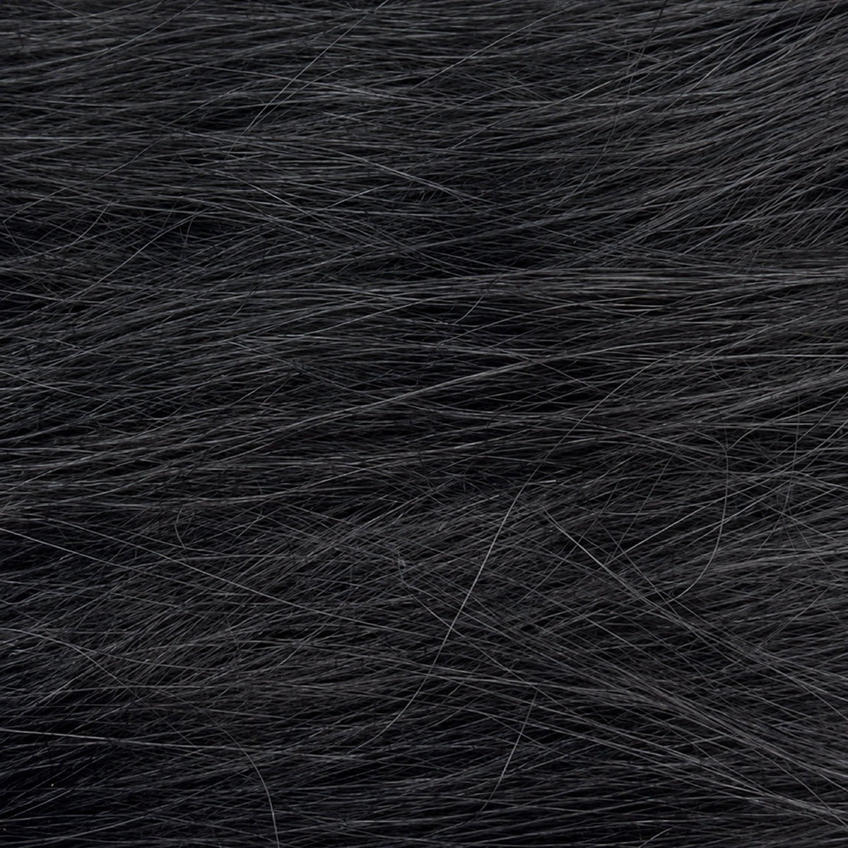 1# - Jet Black - I-Tip - Straight - 70 cm · 100 g