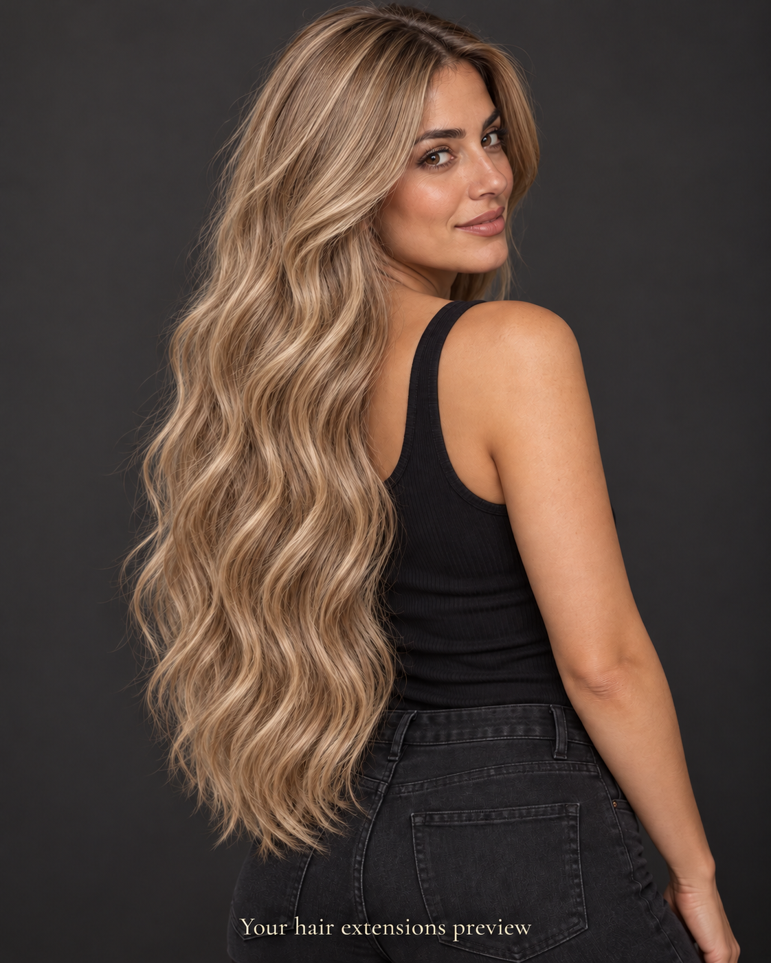 30# - Copper Auburn - Weft - Wavy - 70 cm · 100 g styling preview