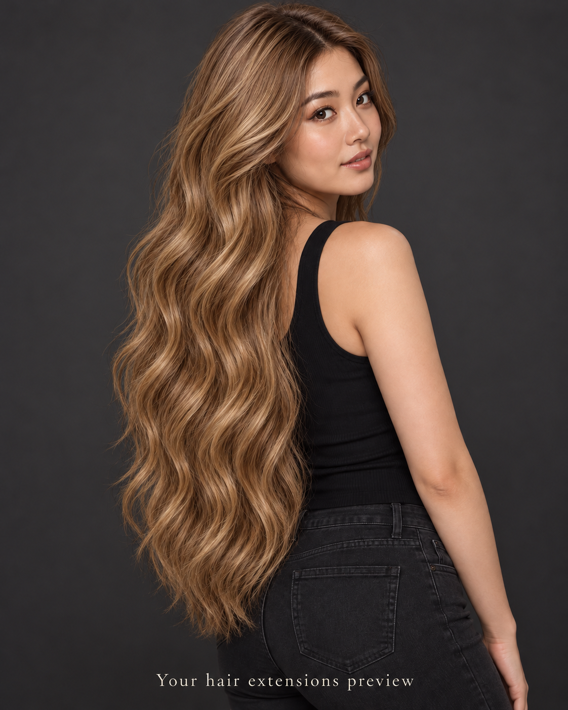 8# - Honey Blonde - K-Tip - Wavy - 70 cm · 100 g styling preview
