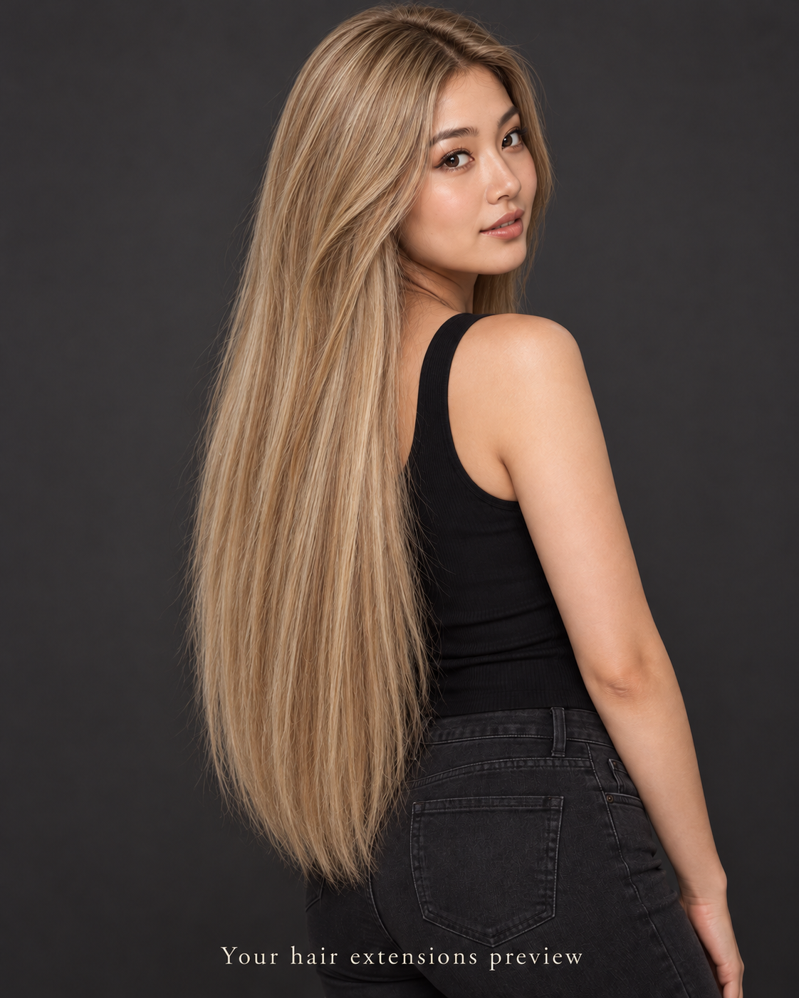 14# - Golden Blonde - K-Tip - Straight - 70 cm · 100 g styling preview