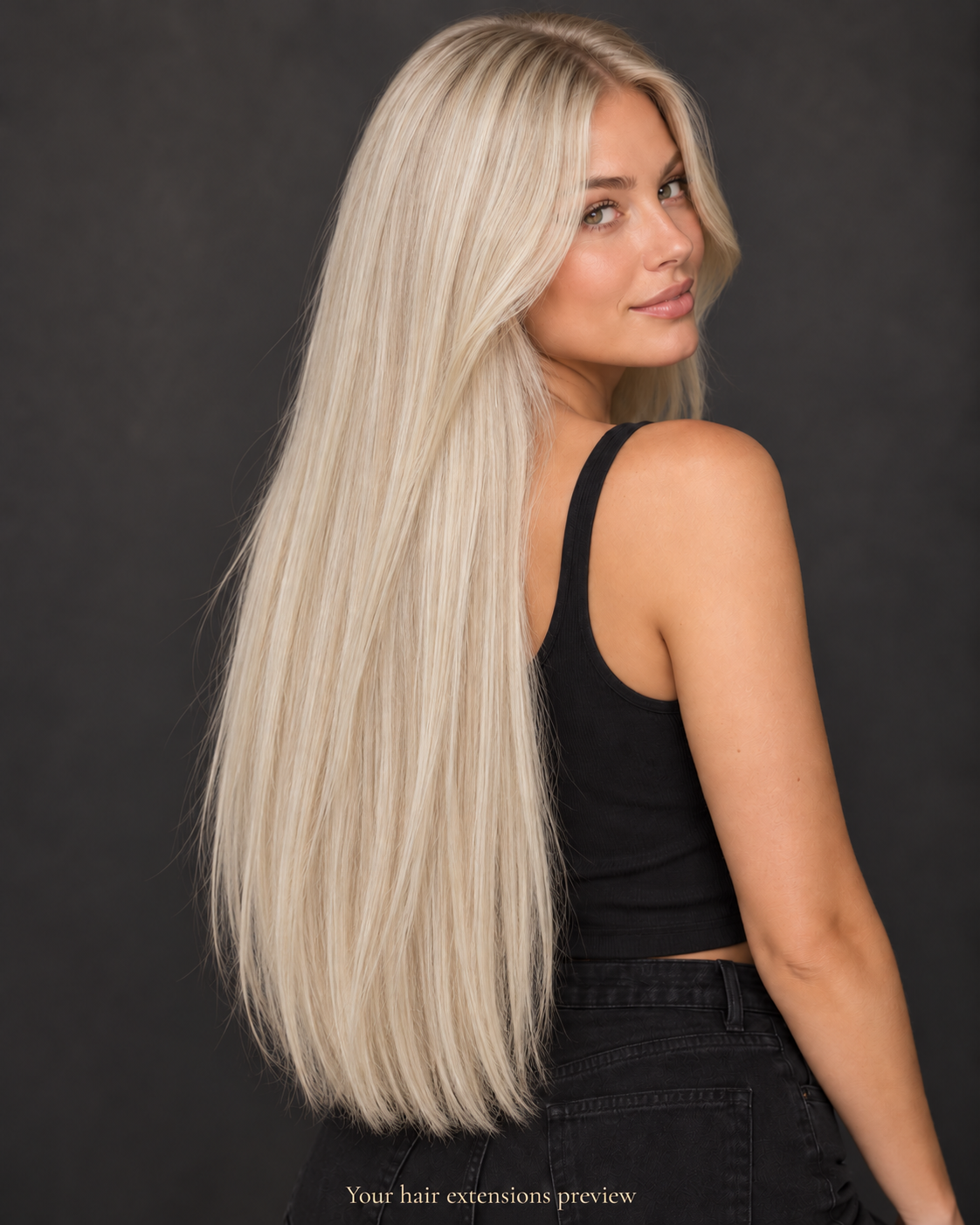 ICE# - Ice Blonde - Clip-In - Straight - 70 cm · 100 g styling preview