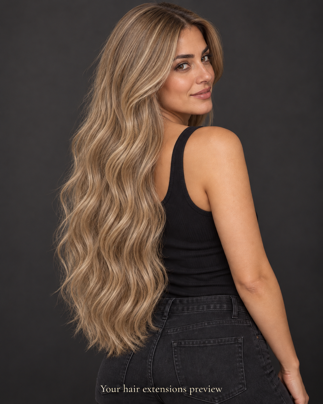10# - Beige Blonde - Weft - Wavy - 70 cm · 100 g styling preview