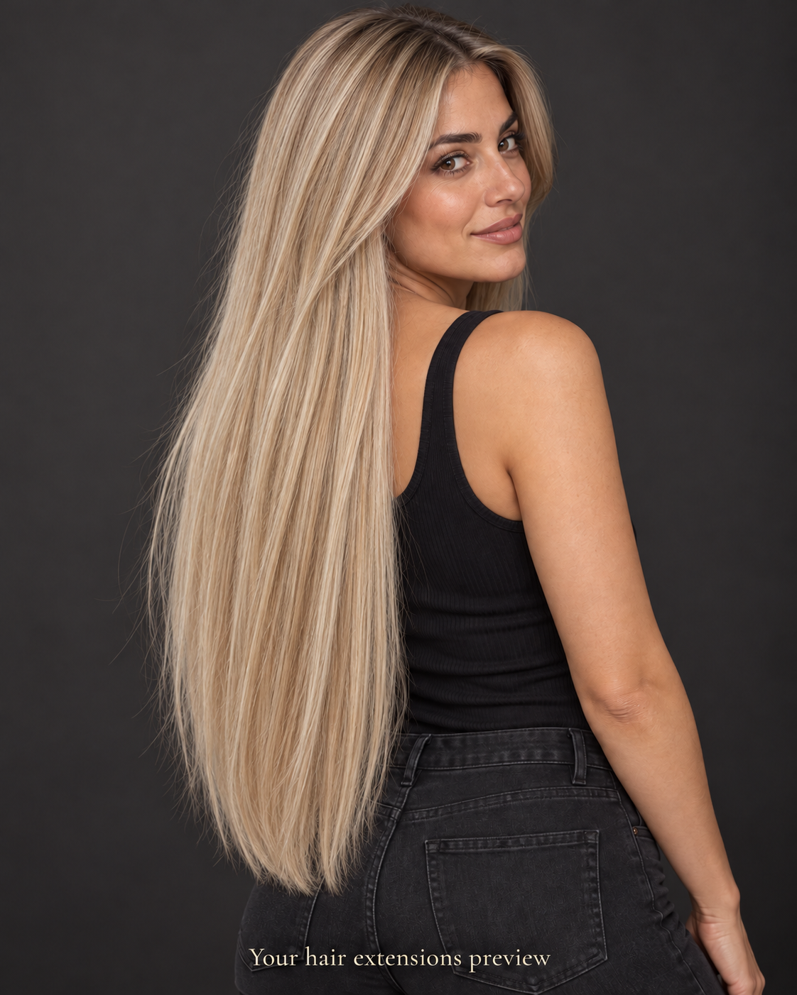 14# - Golden Blonde - K-Tip - Straight - 70 cm · 100 g styling preview